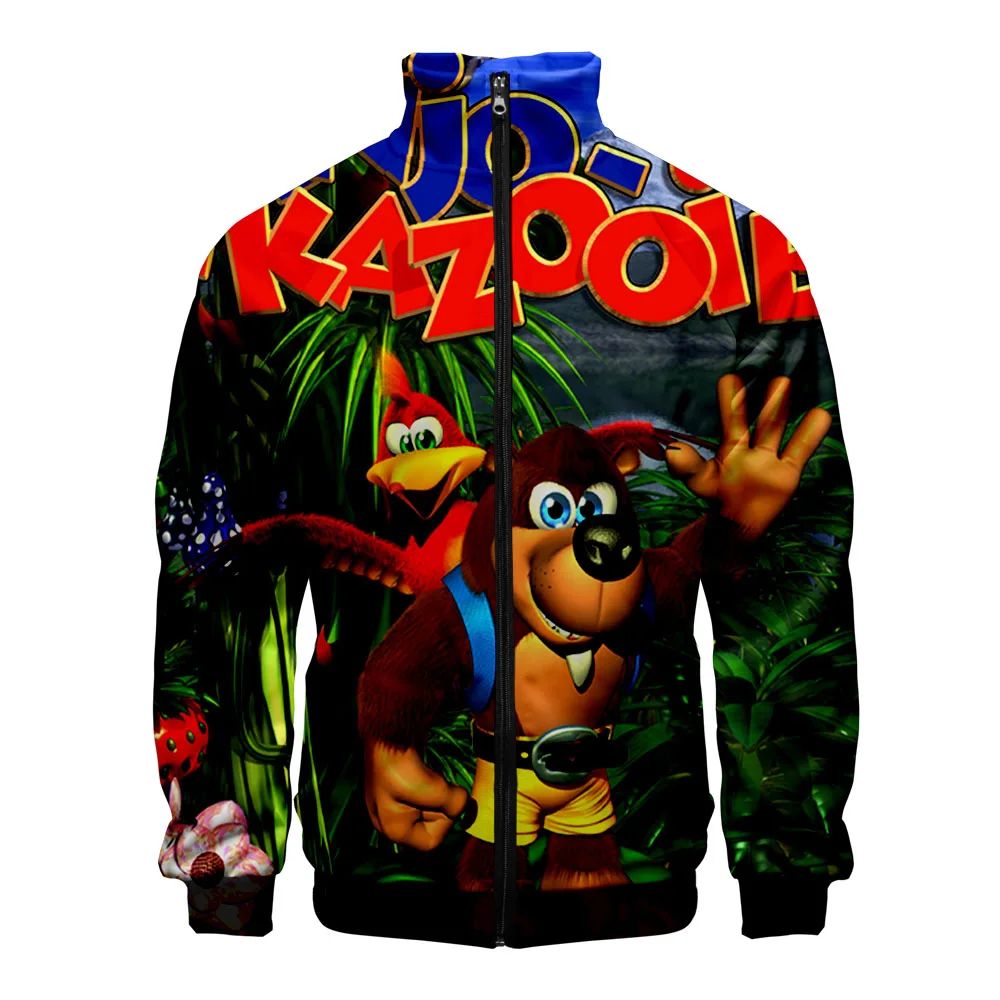Женская/мужская Толстовка Banjo Kazooie с 3D принтом Повседневная крутая одежда на