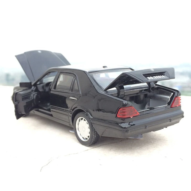 1:32 W140 S600 металлическая классическая модель автомобиля Игрушечная машина из