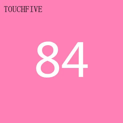 84 1 шт. TouchFive на выбор, 168 цветов, маркеры для эскизов, маркеры на спиртовой основе, набор цветных маркеров, товары для рукоделия, ручка для школы - Цвет: 84