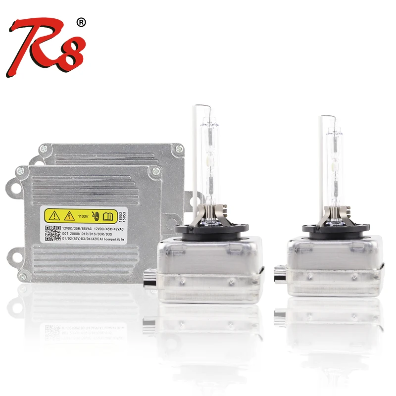 

Комплект для преобразования ксенона R8 Fast bright D1S D3S HID CANBUS 4300K 6000K белый 8000K 2 ксеноновых светильник пы с балластом 2 ксеноновыми лампами 35 Вт без ошибок OBD
