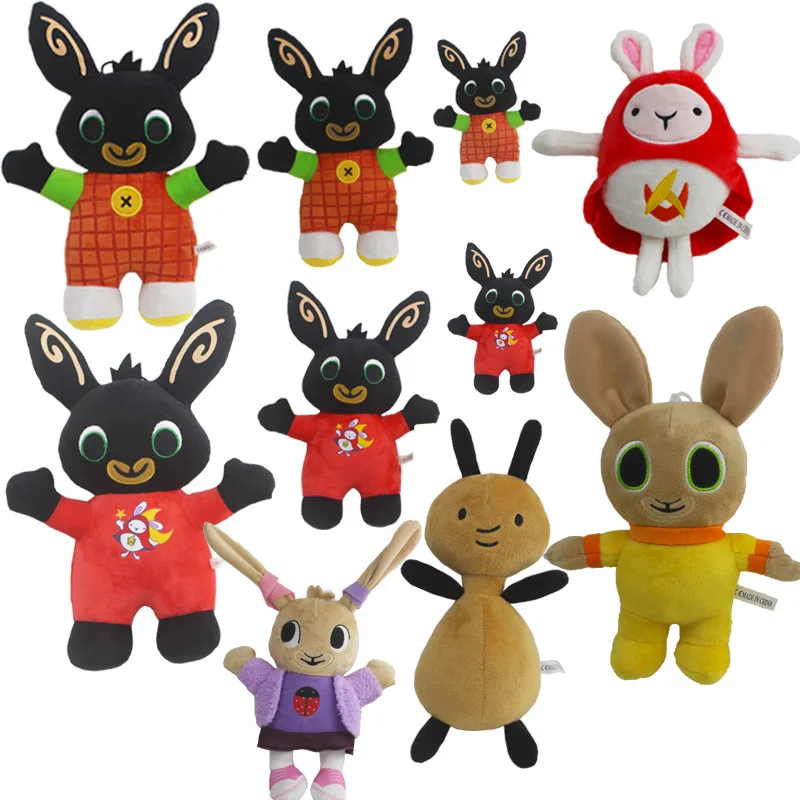 13 видов стилей Bing Bunny Плюшевые игрушки кукла Bing Sula Flop слон Hoppity Voosh Pando плюшевые мягкие игрушки подарки для детей