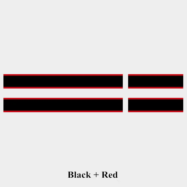 Black-Red Автомобильный капот крышка двигателя виниловая наклейка задний багажник линии наклейки на капот Спорт полоса для Mini Cooper R61 Clubman F54 земляк R60 - Название цвета: Black-Red