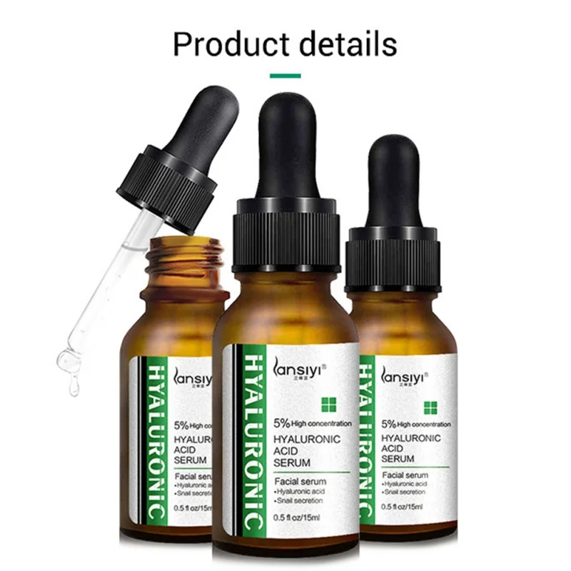 Жидкая Гиалуроновая кислота Сыворотка увлажняющая усадочная поры уход за лицом