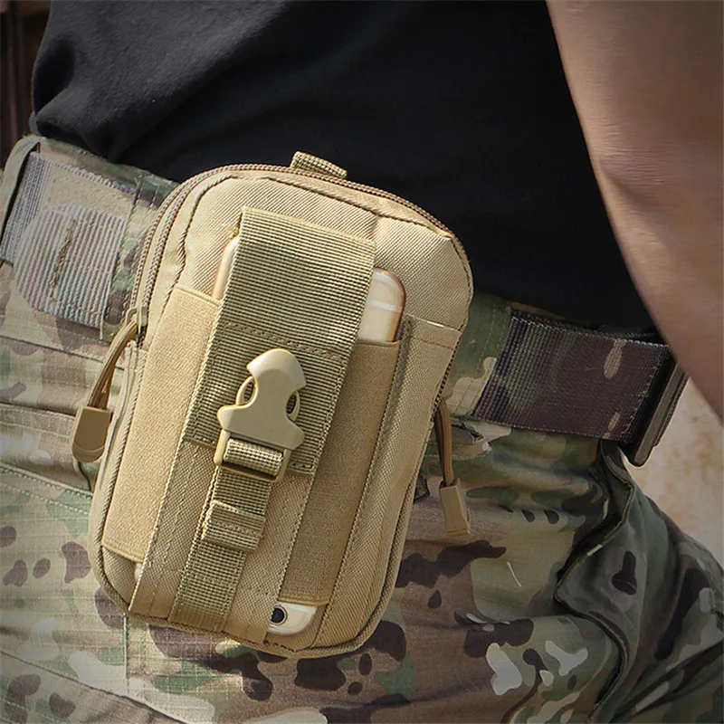 Универсальный спортивные военные армейские прочные мягкий пояс кошелек чехол