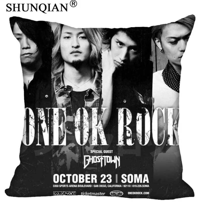 Новое поступление яркая популярная Наволочка one ok rock на молнии Прямая поставка