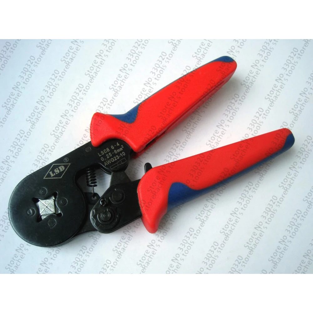 

LSC8-6-4(blacken)0.25-6mm2 Terminal Crimping Tool Bootlace Ferrule Crimper Wire end Cord end lug