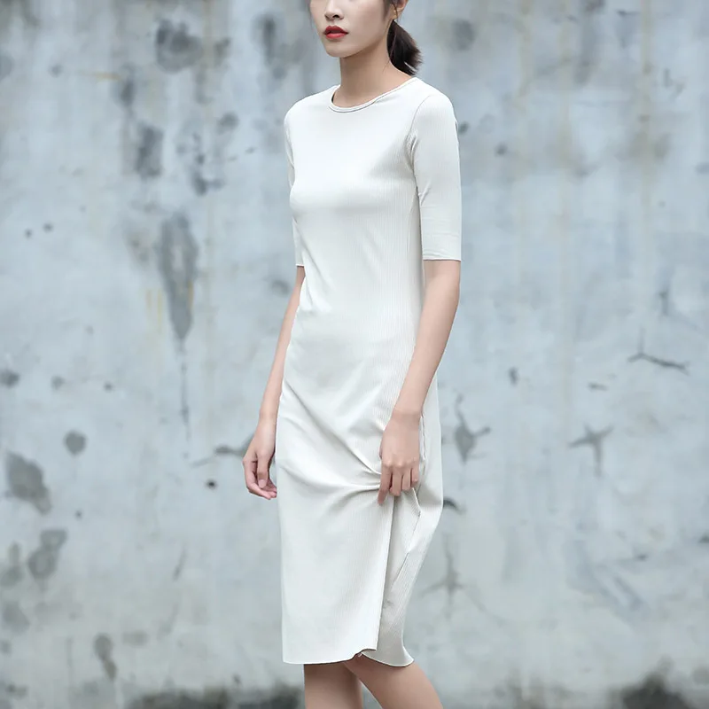 Yichaoyiliang две пьесы набор лето midi трикотажные dress женщины элегантный кружева тюль
