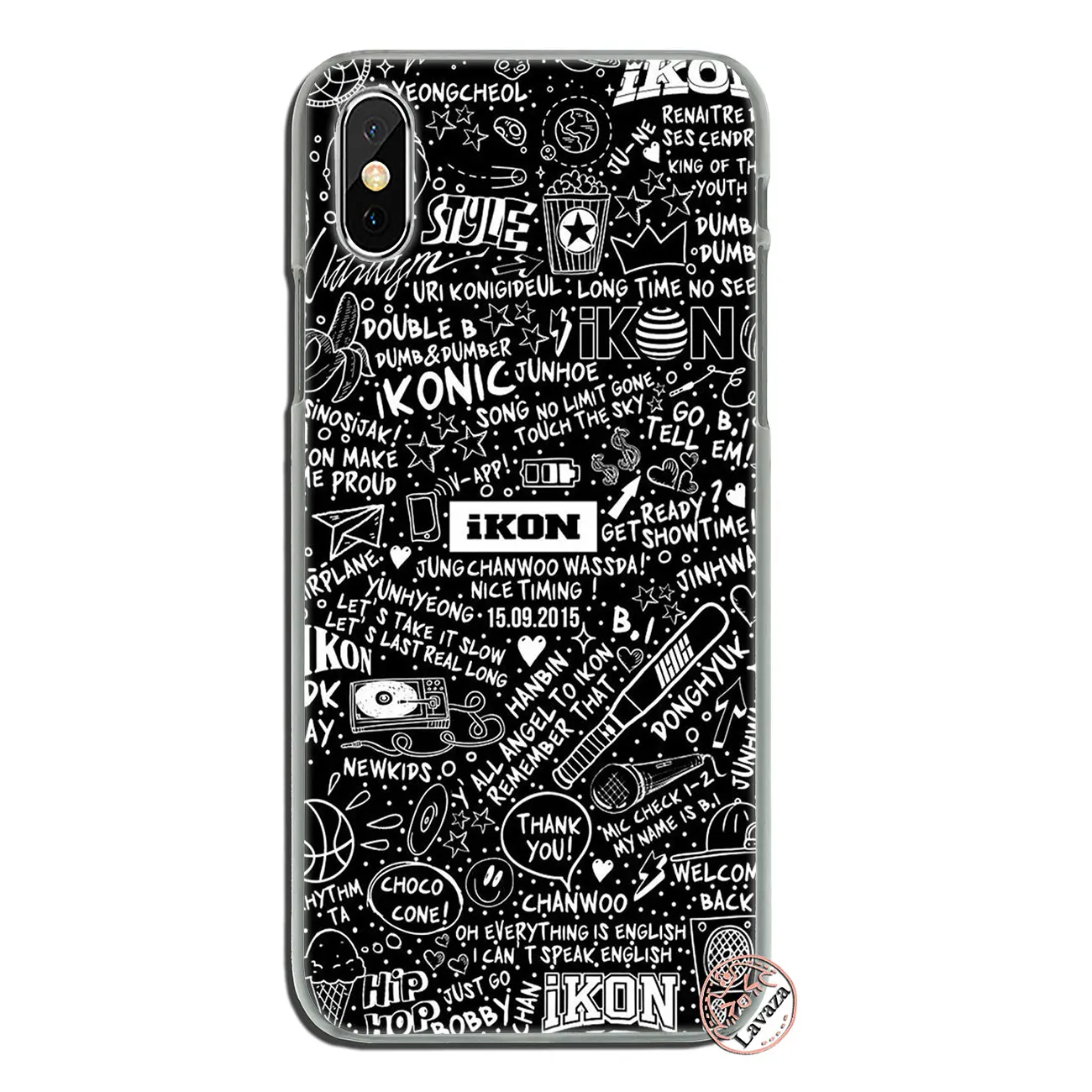 8 Жесткий чехол для телефона Lavaza ikon kpop music для iPhone XR X 11 Pro XS Max 8 7 6 6S 5 5S SE 4S 4 10 - Цвет: 8