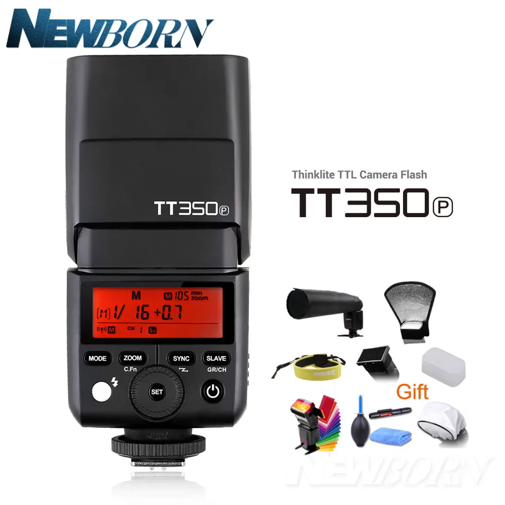 Godox Mini Speedlite TT350 TT350P камера 2,4 ГГц Беспроводная Вспышка ttl HSS GN36+ Беспроводная вспышка XPro-P триггер для Камеры Pentax - Цвет: kits 2