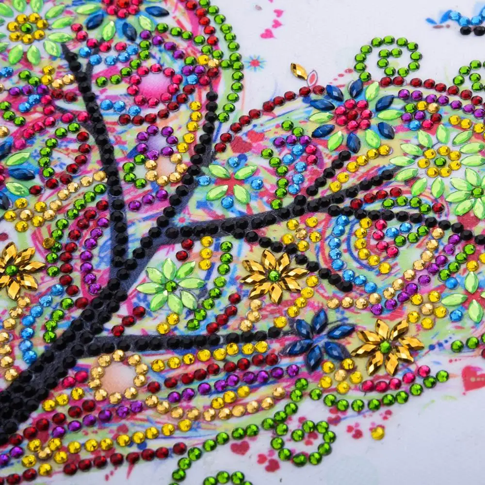 Алмазная вышивка 5D с кристаллами особой формы алмазная дерево любви стразы