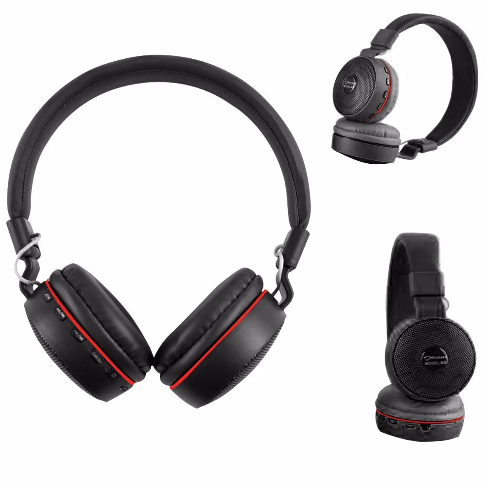 P47 Bluetooth стерео наушники светодиодный беспроводной гарнитура складные спортивные наушники с микрофоном Поддержка FM радио TF карта