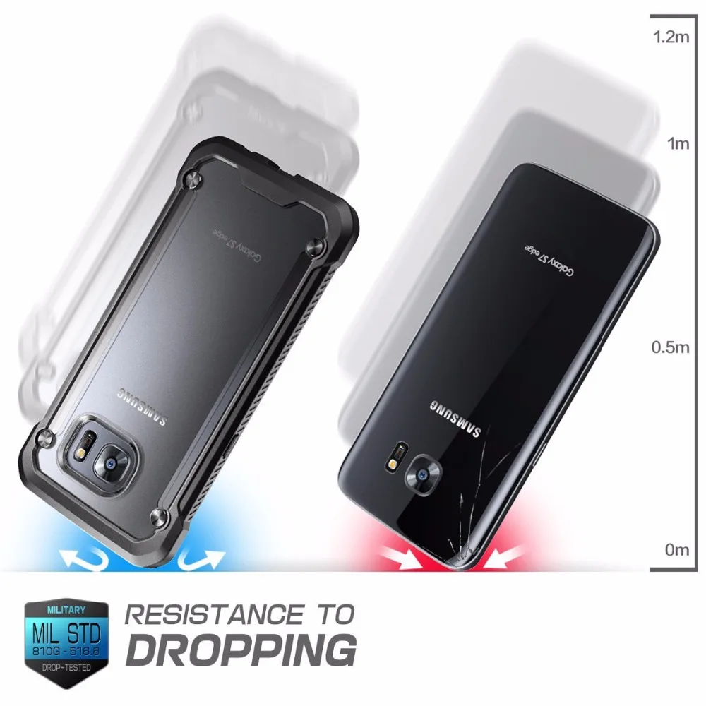 Противоударный Прозрачный чехол для Samsung Galaxy S7 Edge S8 Plus Примечание 8 силиконовый