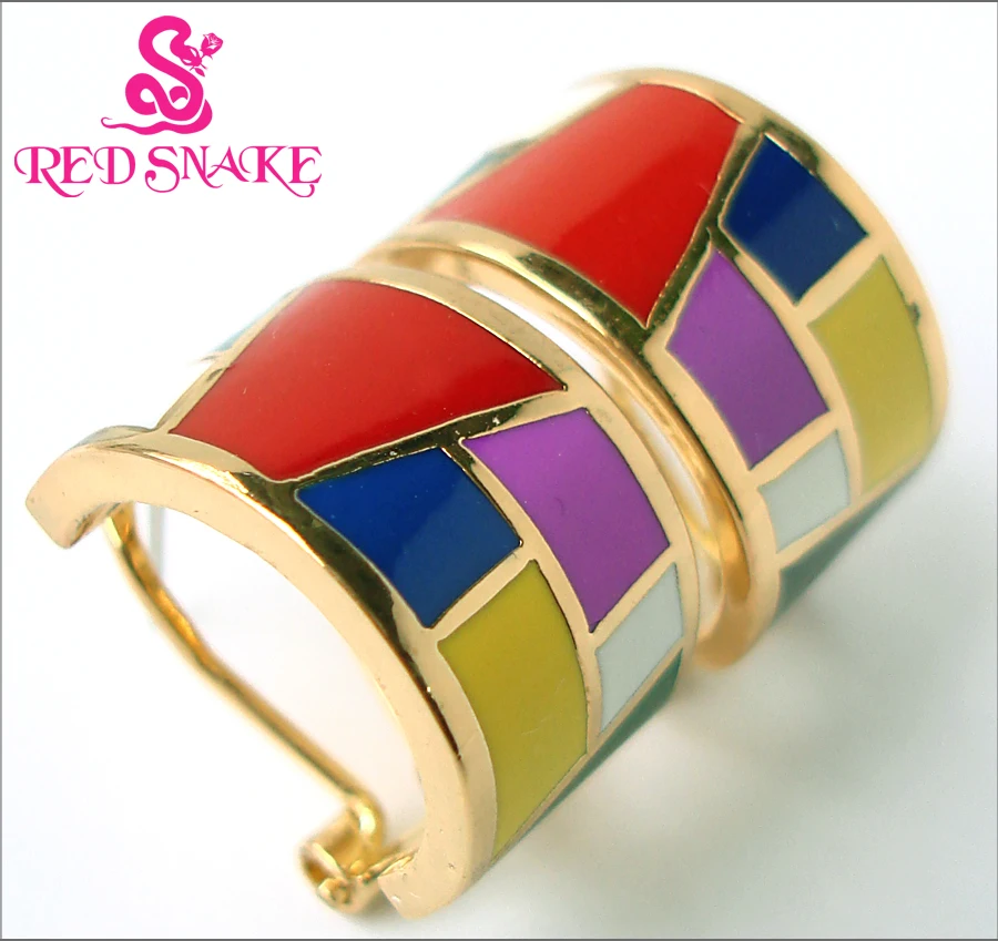 Красная змея стоит своих денег! Горячая Распродажа широкий цвет розовое золото