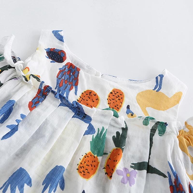 Платье для девочек Детские платья трапециевидной формы летнее платье милое