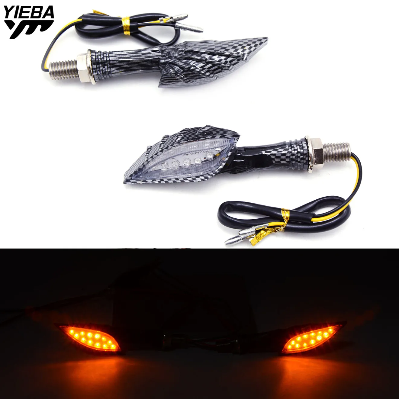 Светильник светодиодный указатель поворота для мотоцикла световой индикатор Honda