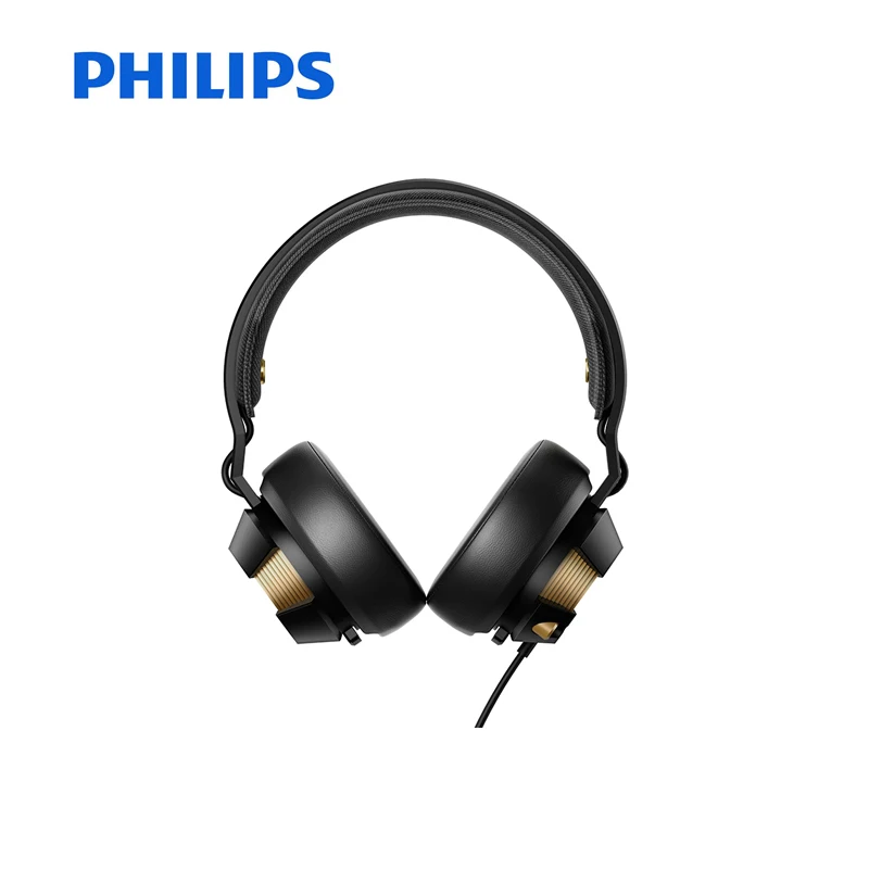 Black Оригинальная профессиональная гарнитура Philips SHX50 для компьютерных игр с usb-разъемом, синий светодиодный свет, блестящие наушники, официальный тест - Цвет: Black