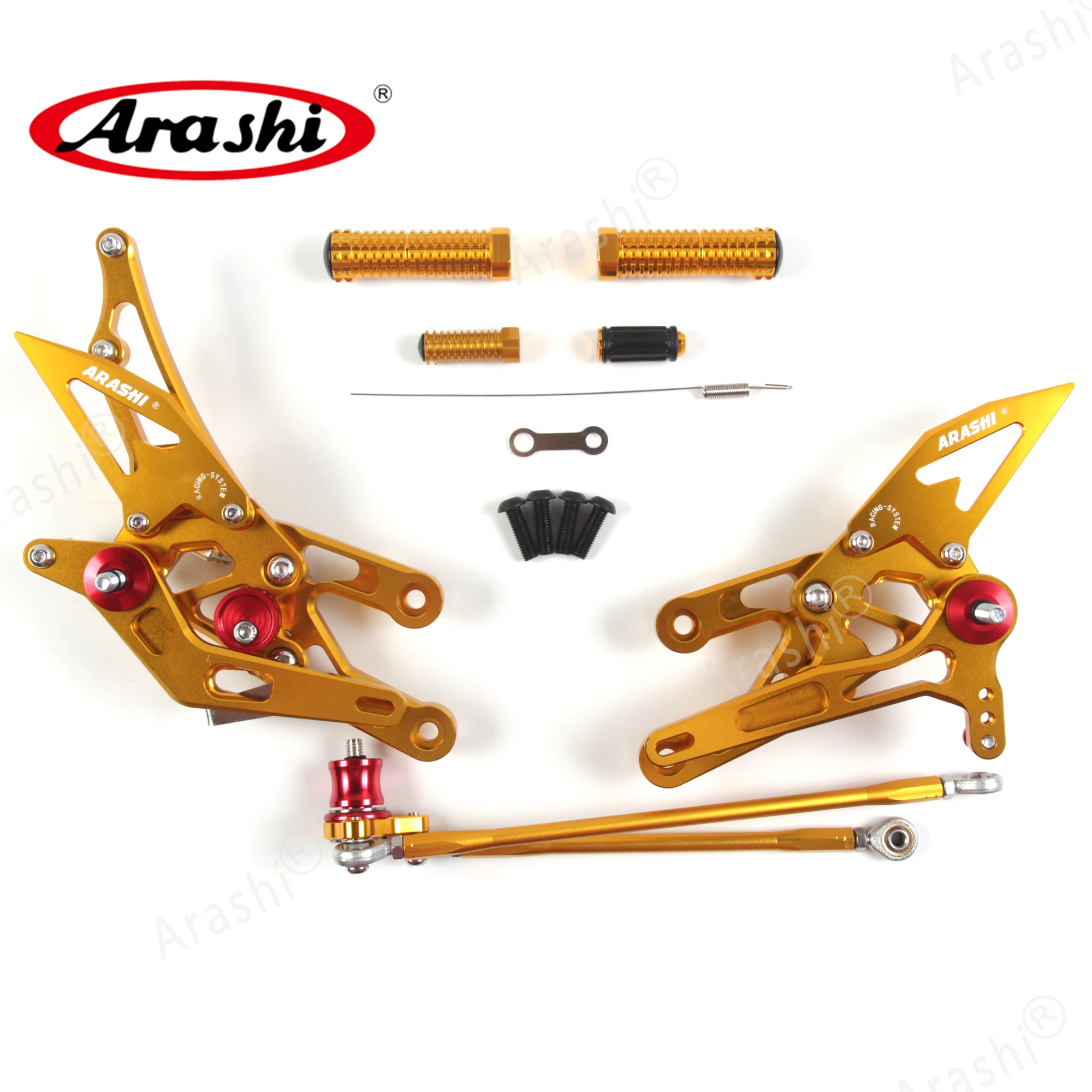 Араши подножка мотоциклиста для HONDA CBR600RR 2003-2006 CNC Регулируемые подножки CBR 600 RR 2003 2004 2005 2006 задние наборы Rearset