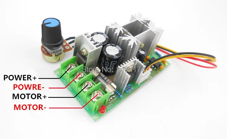 Модель WQScosea Q8S 12 Universal DC10 60V 500W 12V 24V 36V 48V 20A PWM Control ler HHO RC Motor Switch Speed Module Board|module 12v|module