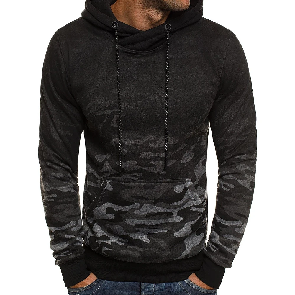 Camouflage DarkGrey MASCUBE, модные камуфляжные мужские комплекты, плотная одежда, осенне-зимние толстовки, Мужская Уличная флисовая толстовка, мужская одежда - Цвет: Camouflage DarkGrey