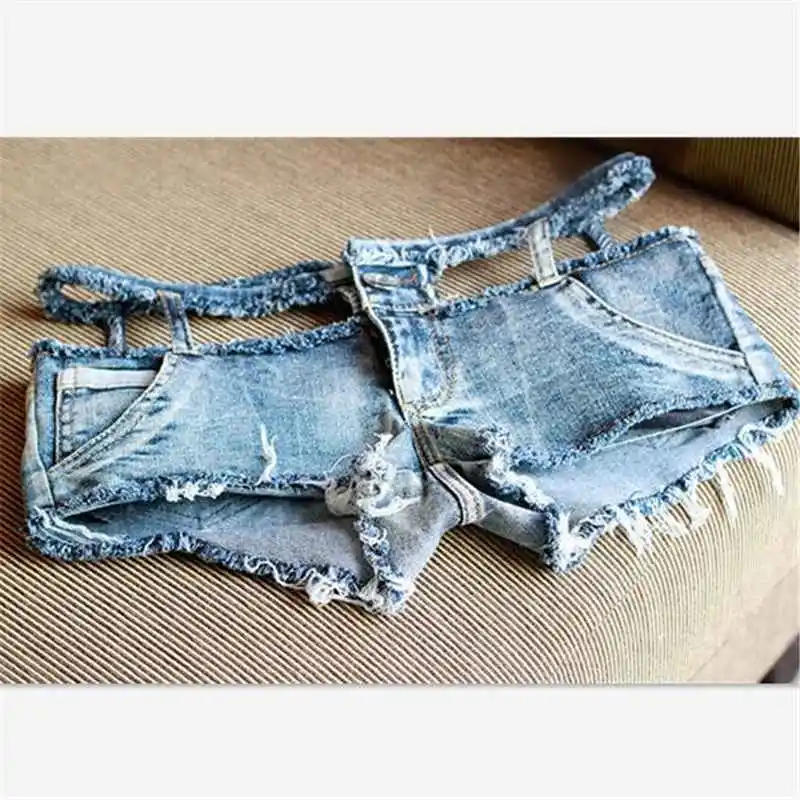 Супер низкая талия Шорты женские летние сексуальные шорты джинсовые модные