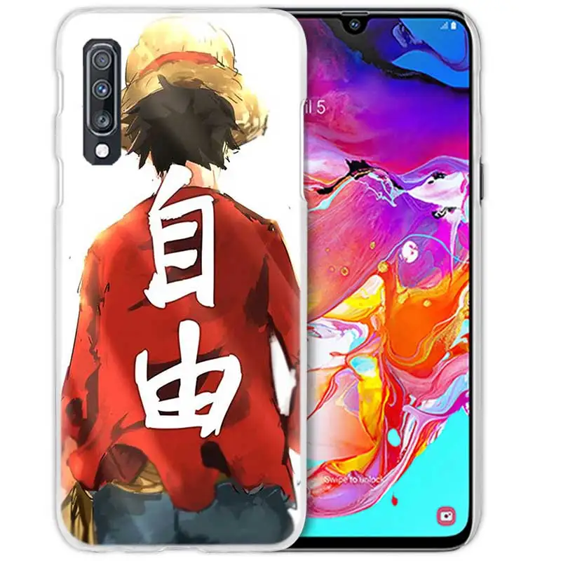Одна деталь D Луффи чехол для samsung Galaxy A50 A70 A80 A20e A60 A40 A30 A20 A10 A8 A6 плюс A9 A7 жесткий чехол для телефона из поликарбоната с Coque