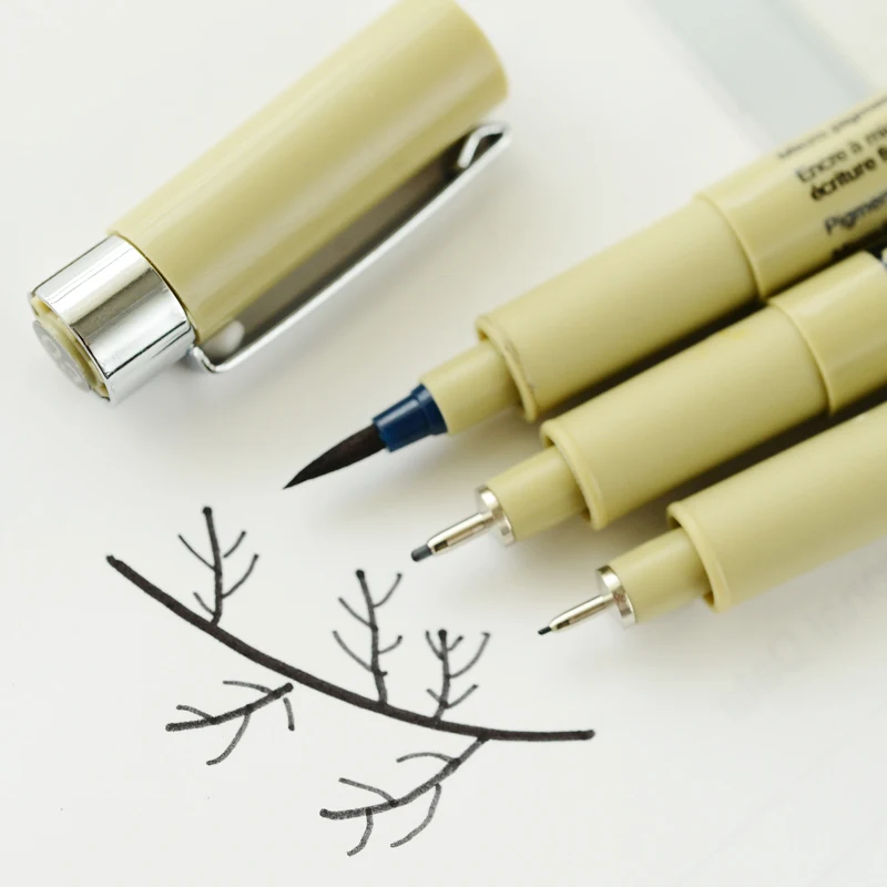 1 шт. SAKURA Liner Pen Водонепроницаемая гладкая Fineliner ручка Pigma micron рисунок маркер рисовать лайнеры Rotulador маркеры манги эскиз