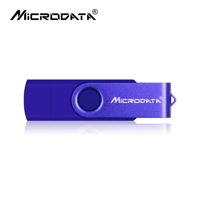 Синий Лучшая OTG USB флеш-накопитель cle usb 2,0 Флешка 64 Гб otg Флешка смартфон Флешка 4 ГБ/8 ГБ/16 ГБ/32 ГБ/128 ГБ запоминающие устройства - Цвет: Синий