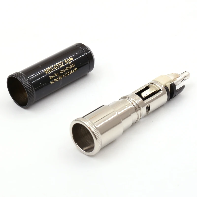 Бесплатная доставка разъем RCA ODIN из чистой меди с посеребренным покрытием WBT для