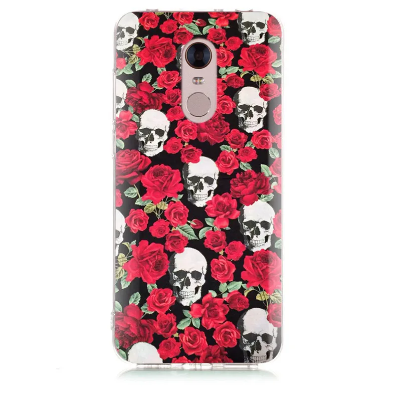 Для Xiaomi Redmi 4X Note 3 Mi A1 4 Pro 4A 5 6 6pro для 5A 6A TPU мягкий чехол с рисунком оленя черепа D030 |