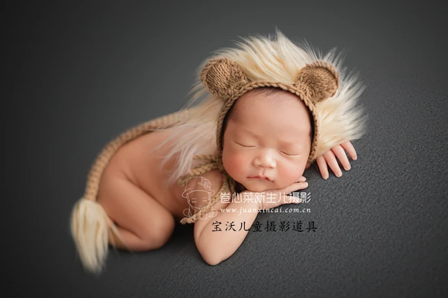 Шапочка для новорожденного реквизит фотосессии Винтаж рюшами шляпа Мягкая