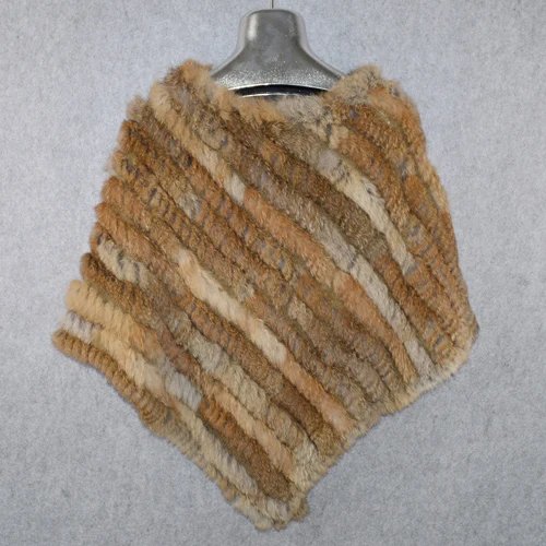 natural yellow Горячая Для женщин вечерние Модные трикотажные с натуральным кроличьим мехом шарфы-пончо шарф из натурального кроличьего меха на натуральном кроличьем меховой палантин шаль - Цвет: natural yellow