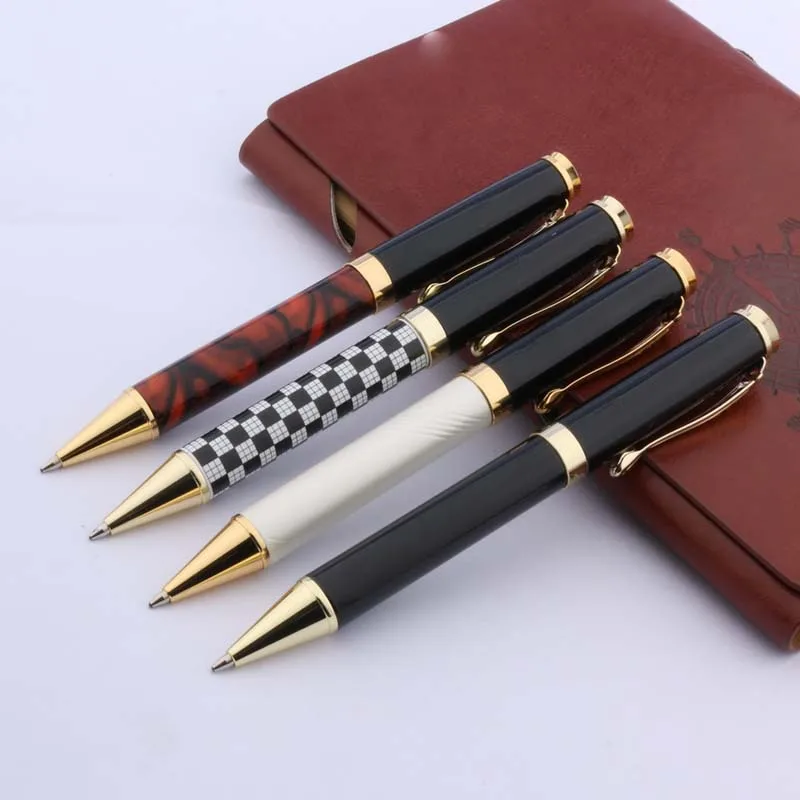 Jinhao 500 металлическая Золотая Фотосессия и белая шахматная доска канцелярские