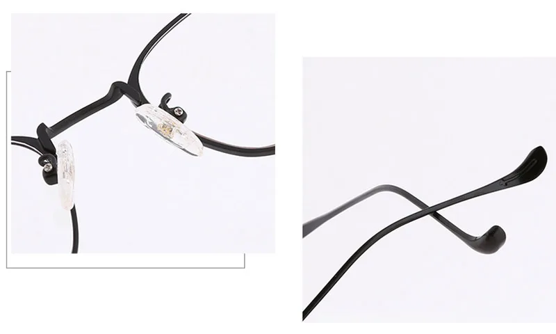 Alloy Fashion Eyeglasses Frame for Women and Men Prescription Eyewear Glasses Optical Frame Spectacles 8018 Full Rim Metal Frame