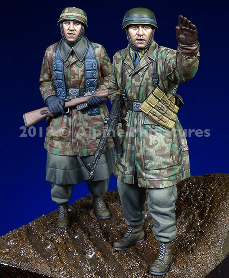 [Loong Way миниатюры] Alpine Miniatures 35249 Fallschirmjaeger Ardennes набор (2 фигурки) (1/35 весы) миниатюрные