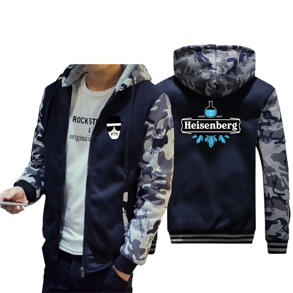 Heisenberg Walter break Bad Camouflage 2019 локомотивная куртка-бомбер мужская vestes hommes | Мужская