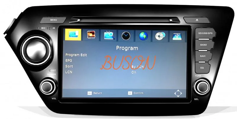 Автомобильный тв-тюнер DVB-T HD MPEG4