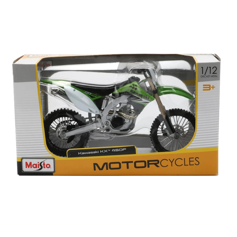 Игрушка для мотоцикла Maisto 1:12 эмуляция KX 450F модель коллекционная игрушка