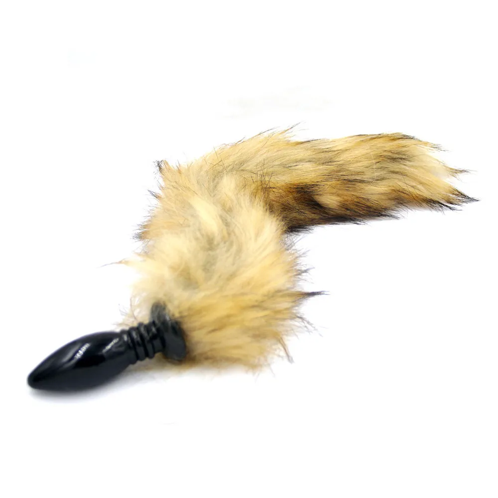 Anal sex toys vibrator butt plug silicone tail for Women Fox Dog Tail Butt Plug Sex Adult Toys H5 | Красота и здоровье