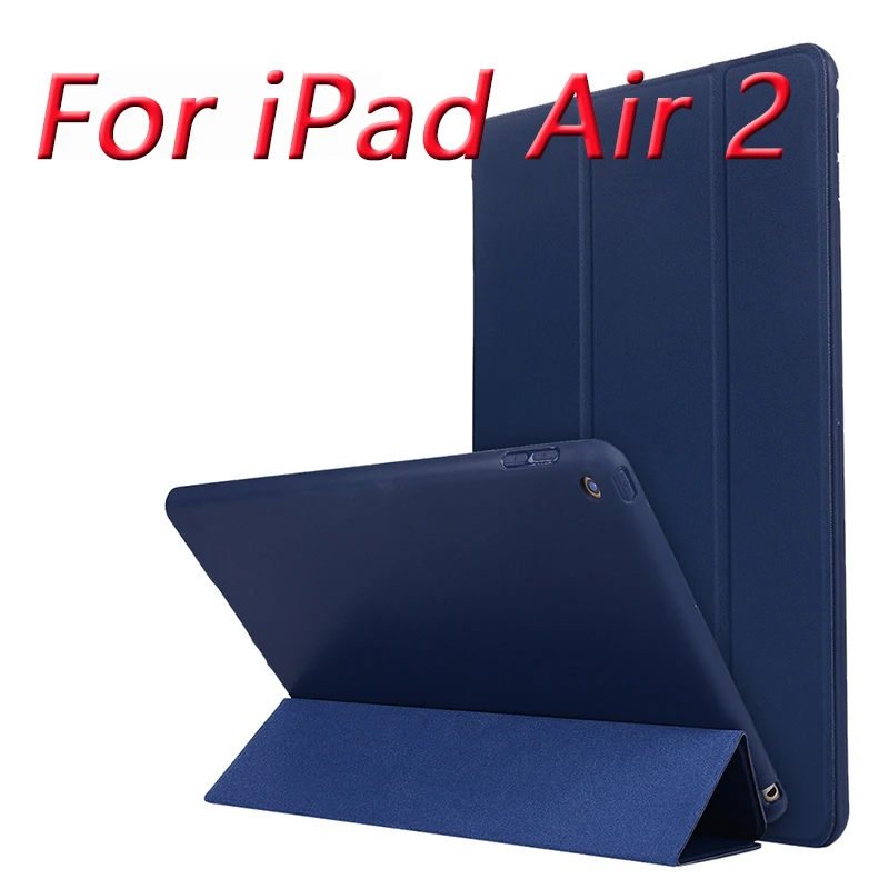 Air 2 blue Чехол Rovtop для IPad Air 2 9,7 Pro 10,5 чехол Чехол для IPad Air 2 3 1 Мягкий силиконовый чехол из искусственной кожи Авто Режим сна - Цвет: Air 2 blue