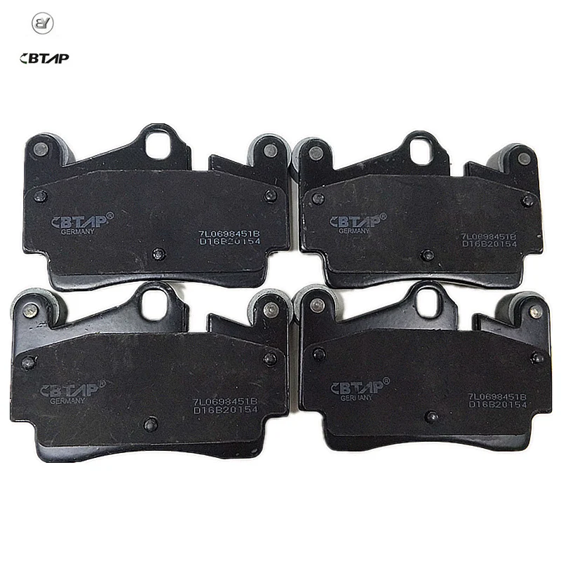 BTAP Новые 4 шт. задние тормозные колодки для AUDI Q7 4L PORSCHE CAYENNE(955) VWTOUAREG(7L) 95535293910, 7L0698451A, 7L0698451G 7L0698451B