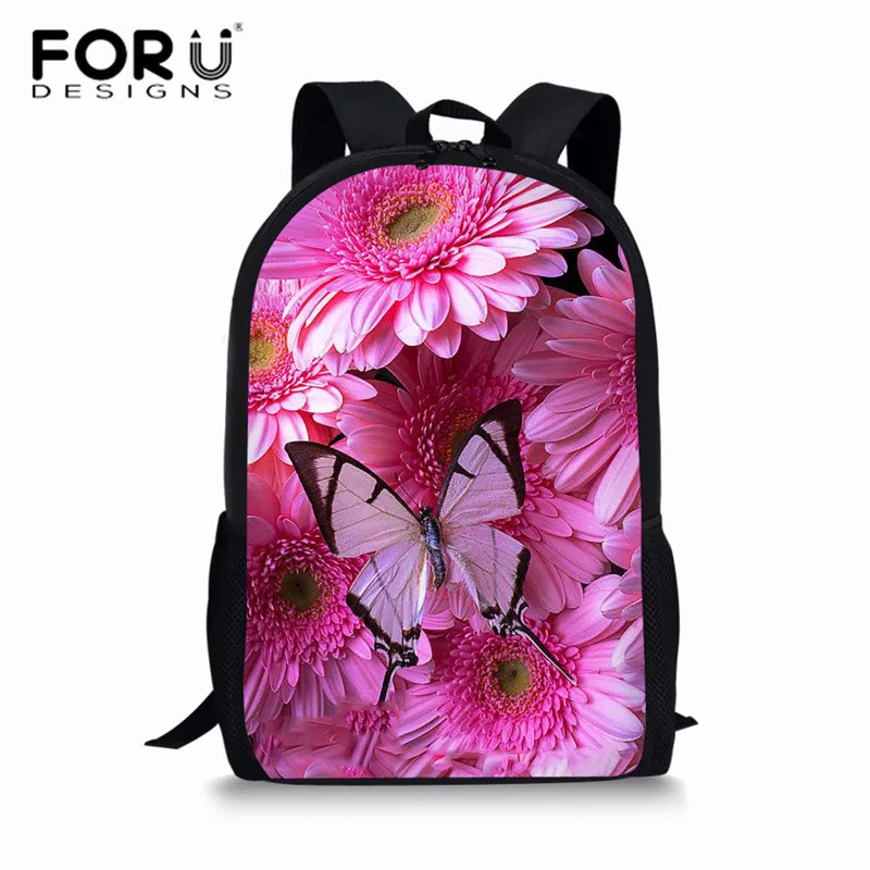 L5148C FORUDESIGNS/3 шт./компл. красивая бабочка школьные комплекты с сумкой школьная сумка для подростка Девушки Дети школьный детский рюкзак - Цвет: L5148C