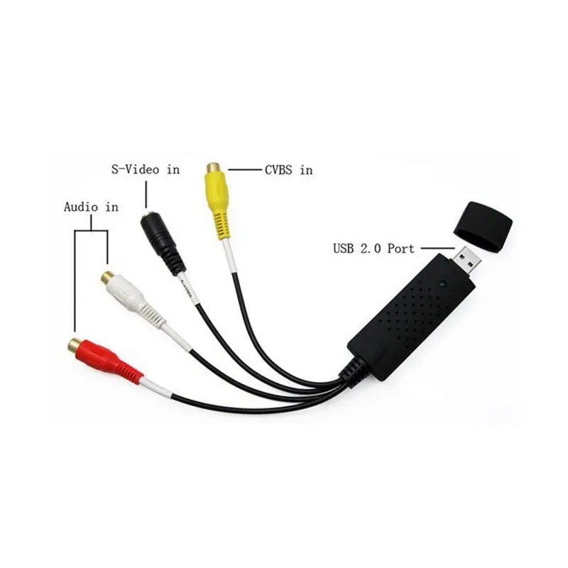 Портативная простая крышка USB 2 0 аудио преобразователь видеосигнала ture карта DVD DVR