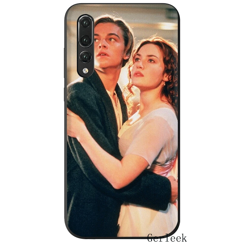 Черный мягкий Уретановый Термопластик (tpu) фильм Титаник чехол для Huawei P8 P9 P10 Lite P20