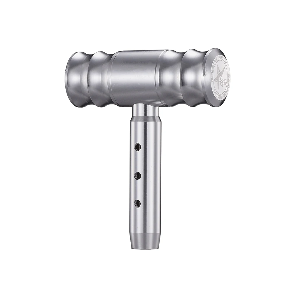 Silvery AUMOHALL T-style ручка переключения рулевого механизма автомобиля рукоятка рычага Универсальный рычаг переключения передач ручки для ручного и автоматического автомобиля аксессуары - Название цвета: Silvery