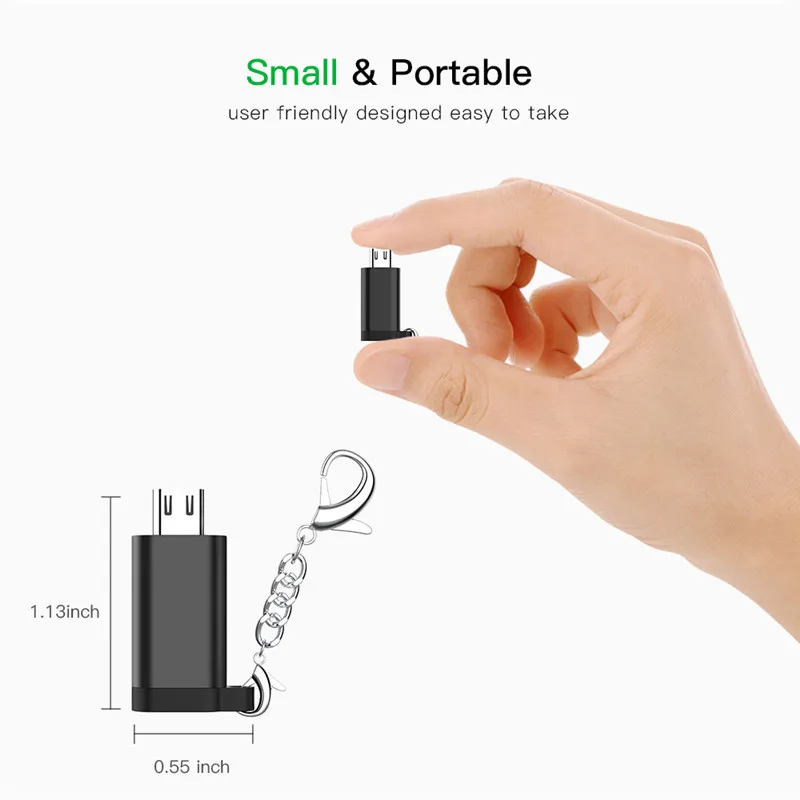 Кабель адаптер Micro USB папа мама Type C|Переходники и адаптеры| |