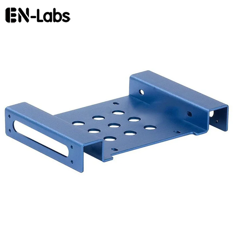 En labs Алюминий 2.5 &quotи 3.5&quot SATA HDD SSD до 5.25 кронштейн адаптер или 3.5 жёсткий диск Bay
