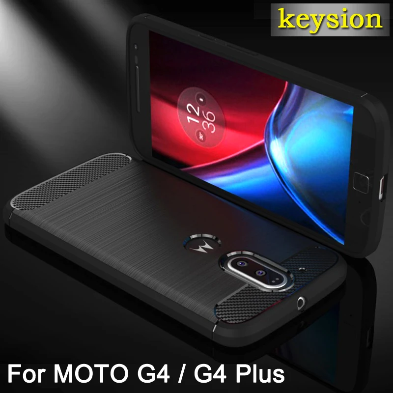 Чехол для Motorola Moto G4/G4 Plus чехол мобильного телефона из углеродного волокна матовый