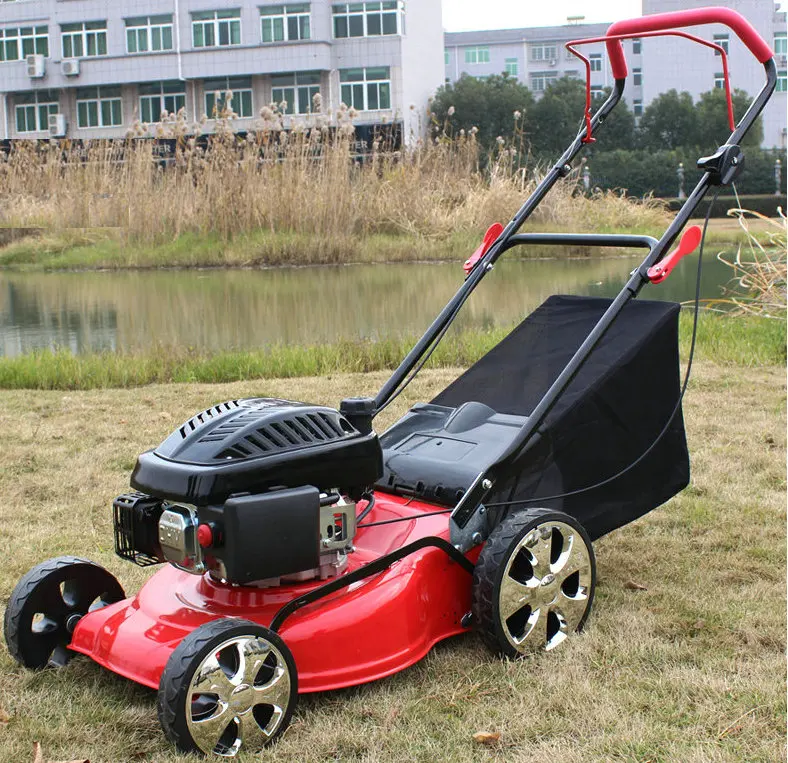 18 дюймов 5.5HP DHY18H 4-тактный бензиновый косилка газонокосилка, газонокосилка, trimme, портативный складной/для коттеджей, парки, спортивные площадки