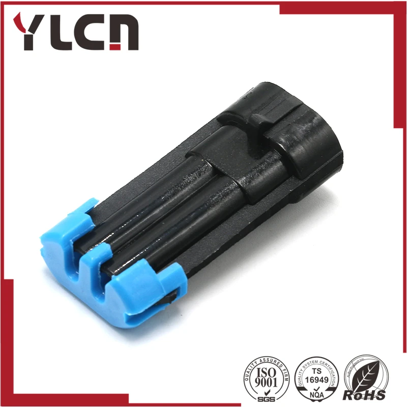 5 компл./лот Delphi 2 Pin Штекерный разъем датчика 12162000|sensor|connector programconnector fuse |