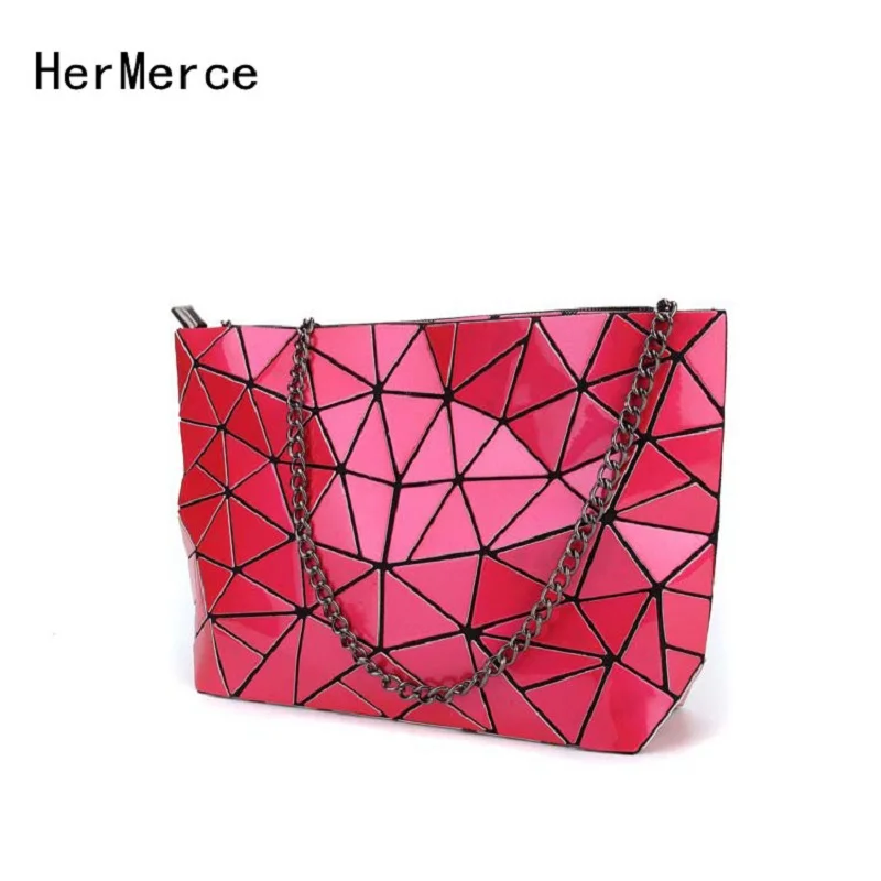 Новый Для женщин цепь сумка световой Sac Бао мешок мода Геометрия Курьерские сумки